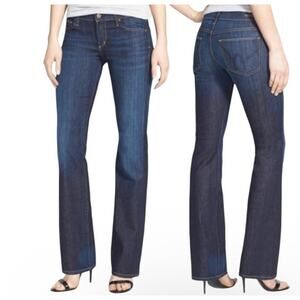 Citizens Of Humanity Women 27 Dita Petite Bootcut Boot Jeans Dark Denim Blue